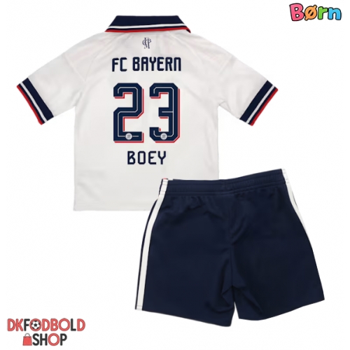 Bayern Munich Sacha Boey #23 Udebanesæt Børn 2026-27 Kort ærmer (+ korte bukser)